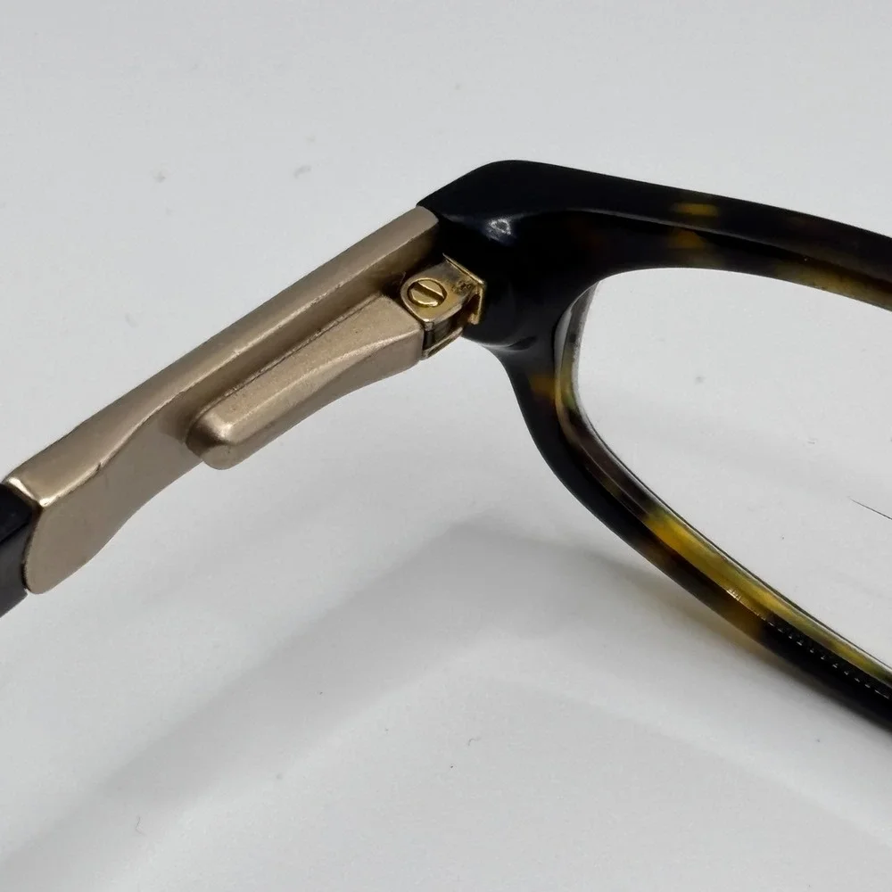 Dark Academia Eyeglasses Coach Kinslee HC 6037 51mm Dark Tortoise Acetate Gold
